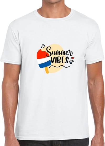 T-shirt Man SUMMER VIBES Medium
