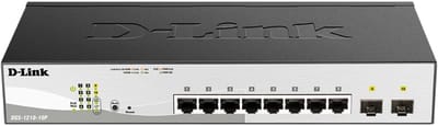10-Poort Gigabit Smart Managed Switch met SFP Poorten en PoE