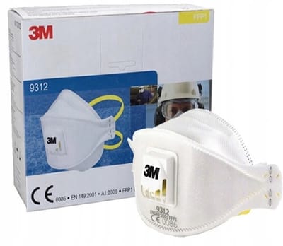 3M 9312+ Stofmasker met Ventiel - FFP1 Bescherming