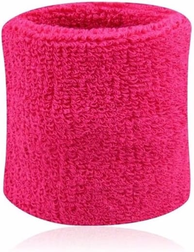 Go Go Gadget - Pols Zweetband - Polsbandje - Fitness - Cardio - 1 stuk - Fuchsia