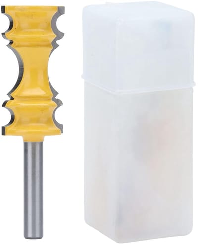 Hoogwaardige Freesbits voor Chair Rail en Trimwerkzaamheden - Crown Shape voor Houtbewerking (8mm handvat)