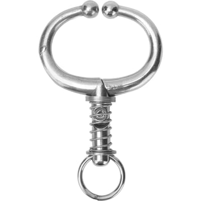 Anneau de nez pour bétail en acier inoxydable, pince-nez pour bétail, taureau, vache, anneau de nez à ressort pour ferme
