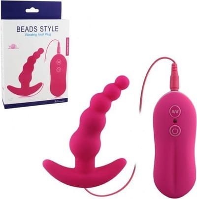 BEADS STYLE VIBRATING ANAL PLUG