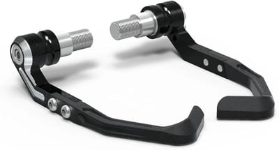 Handkappen Motorfiets - Hendel beschermers - Veilige Rit - CNC Aluminium - 30x15x10 cm - Zwart