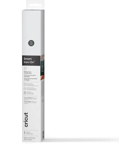 Cricut Smart Iron-On - heat transfer material - 33 cm x 90 cm - white