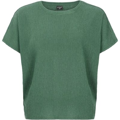 Protest PRTLouas – T shirt Dames – Korte mouwen – Ronde hals – Loose fit – Wit