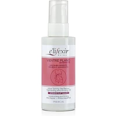 Elifexir | Huile Vientre Plano Intensive | Remodèle, draine, tonifie et raffermit le ventre | Au poivre rose et au pamplemousse