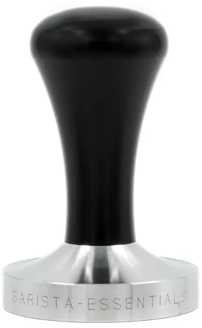 Tamper – 58mm - QuickMill – RVS - Zwart – Koffie Tamper – Espresso Tamper - Koffie Stamper - Quick Mill – Espressomachine - Barista Essentials