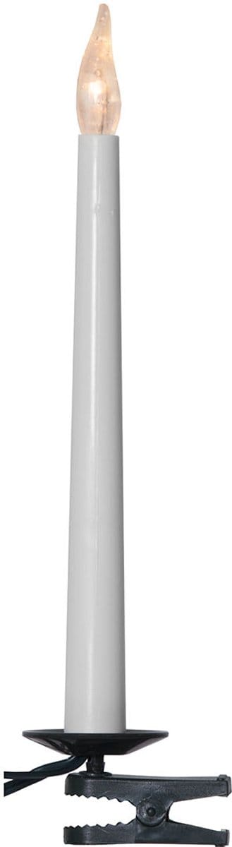 Star Trading Slimline boomkaarsenketting, 16 witte kaarsen, batterij + timer, warm wit, L 750 cm