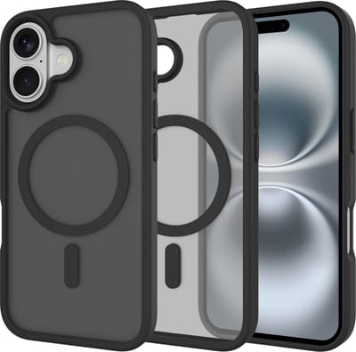 Just in Case hoesje geschikt voor iPhone 17 Hoesje geschikt voor MagSafe - Military Grade Backcover - Zwart