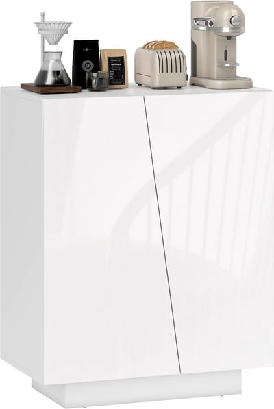 HOMCOM Dressoir - Spaanplaat - 70x40x88cm - Wit
