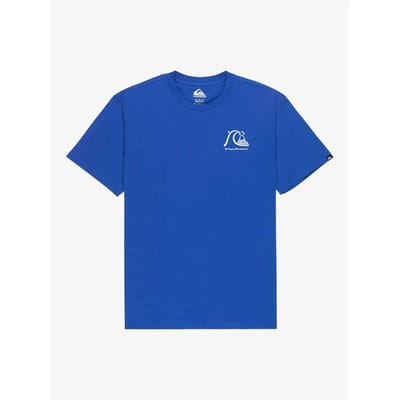 Quiksilver Evo Original Bs T-shirt Met Korte Mouwen Blauw M Man
