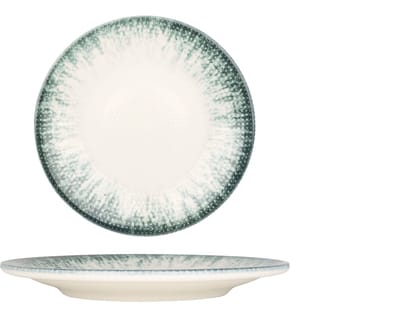Kütahya Porselen Dinerbord - Iceberg - Porselein - 25 cm - set van 6
