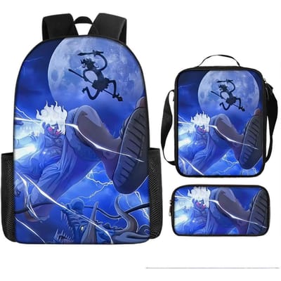 One Piece One Piece Schooltas Luffinica Zeekoning Student Schooltas Rugzak Set Three piece set