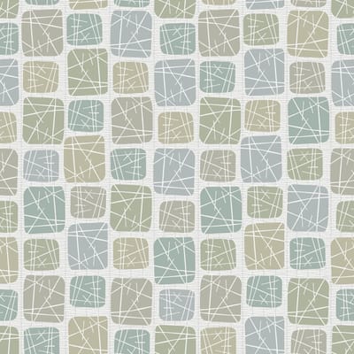 Duro Vliesbehang 526-02 - Gammalsvenska klassiker - Modern Blauw - 53cm x 10.05m
