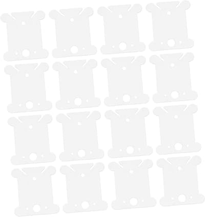 Kruissteek Wikkelbord - Garen Klossen - Handwerk Organiseren - Voorkomt Knopen - 200 Stuks - Transparant