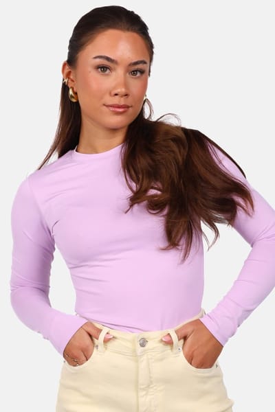 Getdrezzed Body - Maat: L - Body met ronde hals lila