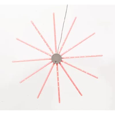 Central Park Verlichte Ster Lichtsnoer - 96 Led's -multikleur - 28cm - Buiten