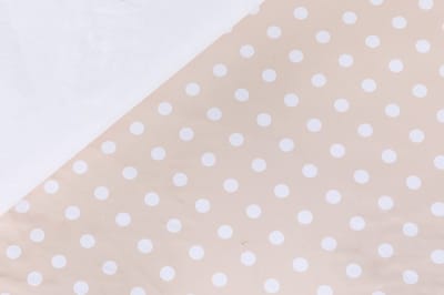 Dailygoods- Tafelkleed Afwasbaar Rond 140 cm - PVC - Waterafstotend - Kleine Stippen - Duurzaam - Bescherming tegen Schade - Tafelbedekking