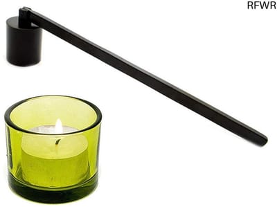 RFWR® Kaars Snuffer Set - RVS Kaars Blusser met Lange Handvat en Gelede Verbinding voor Veilig Doven van Kaarsen