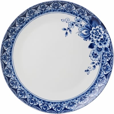 Dinerbord Paauw Blauw -