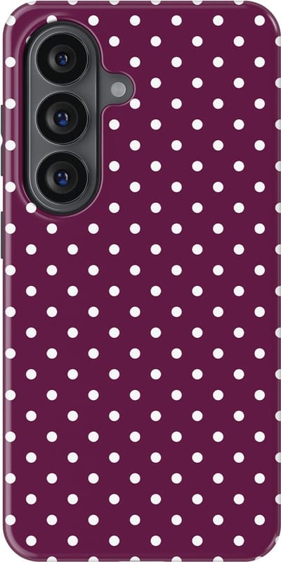 Polka Dots Hoesje Samsung Galaxy S26 | Geschikt Voor Mag | Stippen Design Backcover Samsung Galaxy S26 Purple Pop
