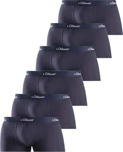 s.Oliver Heren retro short / pant 6 pack Basic