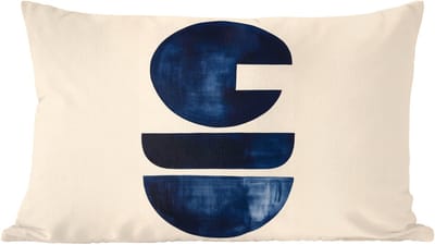 Sierkussens - Kussentjes Woonkamer - 60x40 cm - Vormen - Blauw - Abstract