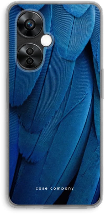 Case Company® - Hoesje geschikt voor OnePlus Nord CE 3 Lite hoesje - Pauw - Soft Cover Telefoonhoesje - Bescherming aan alle Kanten en Schermrand