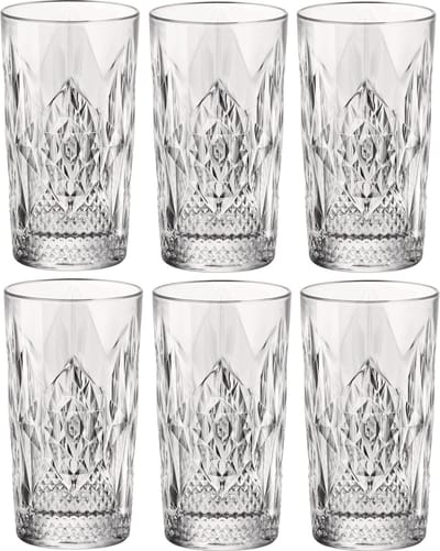 Bormioli Rocco Drinkglazen - 6x stuks - transparant - glas - 490 ml - Glazen / drinkglazen