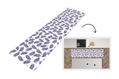 Keukenloper - Loper keuken - Tropisch - Bladeren - Patronen - Stippen - 200x50 cm - Keukenloper vinyl