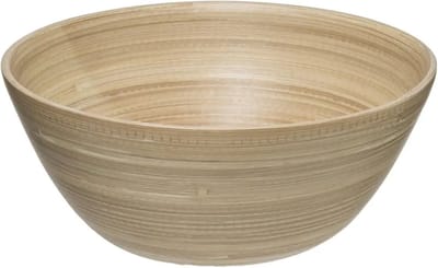 Secret de Gourmet - Slakom/serveer schaaltjes - bamboe - beige- D17 cm