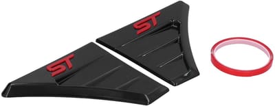 Dailygoody - Spatbord Ventilatiedeksel - Focus MK 2 Accessoires - Rood - Zijventilatieafdekkingen - Perfecte Styling - Voor ST RS Style