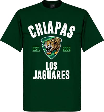 Chiapas Estabished T-Shirt - Donkergroen - S