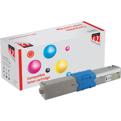 Toner Quantore alternatief tbv Oki 44973509 geel