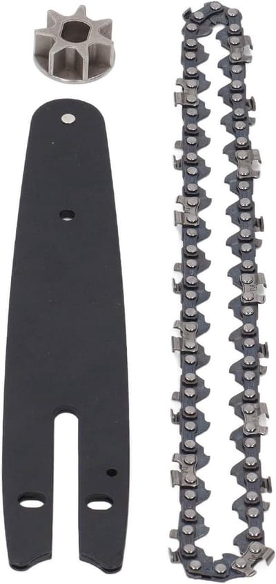 Ketting Zaagset - Reserveonderdelen - Hout Bewerken - Hoge Hardheid - 230mm Ketting - Zwart