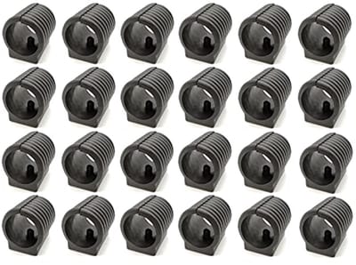 Kunststof Stoelpoten 24 Stuks 19 mm Zwart