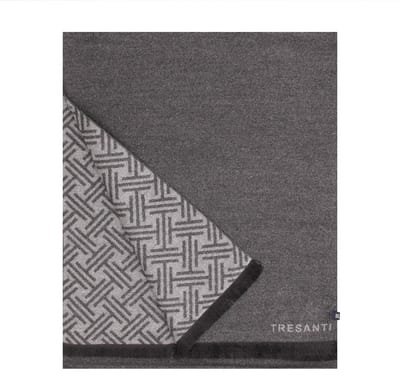 Tresanti DIDIMO Viscose scarf with logo Anthracite (TRSCIE216 - 202)