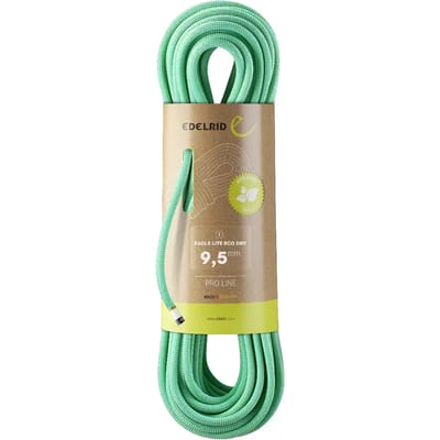 Edelrid Eagle Lite Eco Dry 9.5 mm licht en duurzaam geïmpregneerd 50M groen