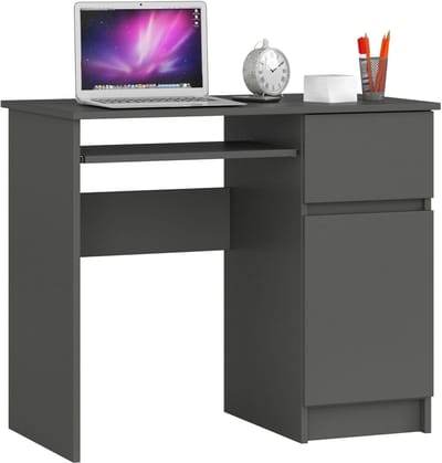 Compact Bureau met Schuifladen en Toetsenbordplank - Kantoor- en Computertafel