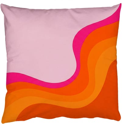 Sierkussens - Kussentjes Woonkamer - 50x50 cm - Retro - Waves - Kleurrijk
