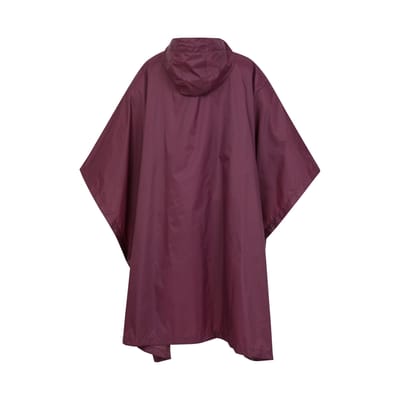 Mountain Warehouse Dames/Dames Pakka Waterdichte Poncho (Donkerpaars)