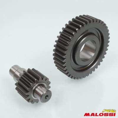 malossi transmissie achteras voor piaggio 125 gtx super hexagon scooter na 2001 6711860 / htq tandwielen 16x42 nieuw