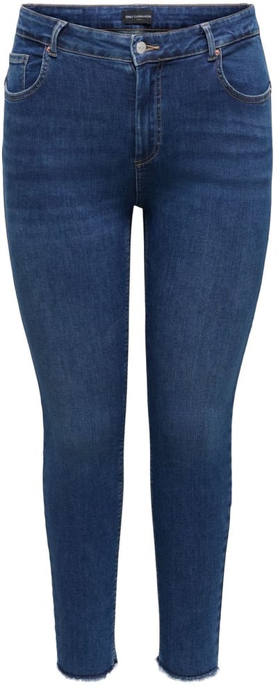 ONLY Carmakoma Skinny fit jeans CARWILLY Mid waist Skinny fit Enkel lengte Jeans