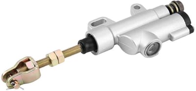 Dailygoods- Hoofdremcilinder Hoogwaardige Kwaliteit - Aluminium Achterrempomp - Hydraulische Voetrempomp - Motorfiets/ATV - Duurzame Prestaties - Verbeterde Rijveiligheid - Rempomp