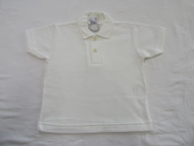 petit bateau , jongens , polo korte mouw , gebroken wit , effen, classic , 6 jaar 114