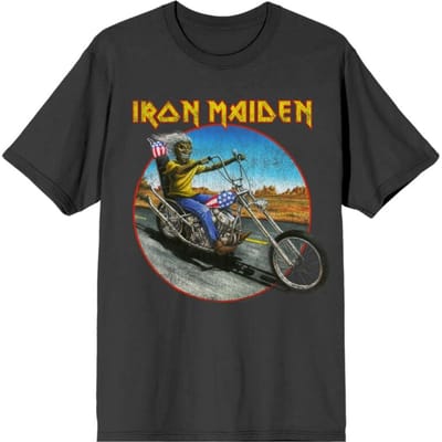 Iron Maiden T-shirt - Road Biker - S tot 4XL - voor Mannen - actraciet