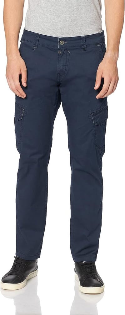 Heren Regular Fit Cargobroek Stretch Katoen - Comfortabele Casual Broek