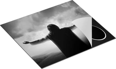 Chefcare Inductie Beschermer Jezus Christus aan het Bidden bij Zonsopgang - Zwart Wit - 60x50 cm - Afdekplaat Inductie - Kookplaat Beschermer - Inductie Mat