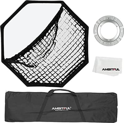 Softbox 120cm Octagon met Honingraat en Draagtas voor Fotografie